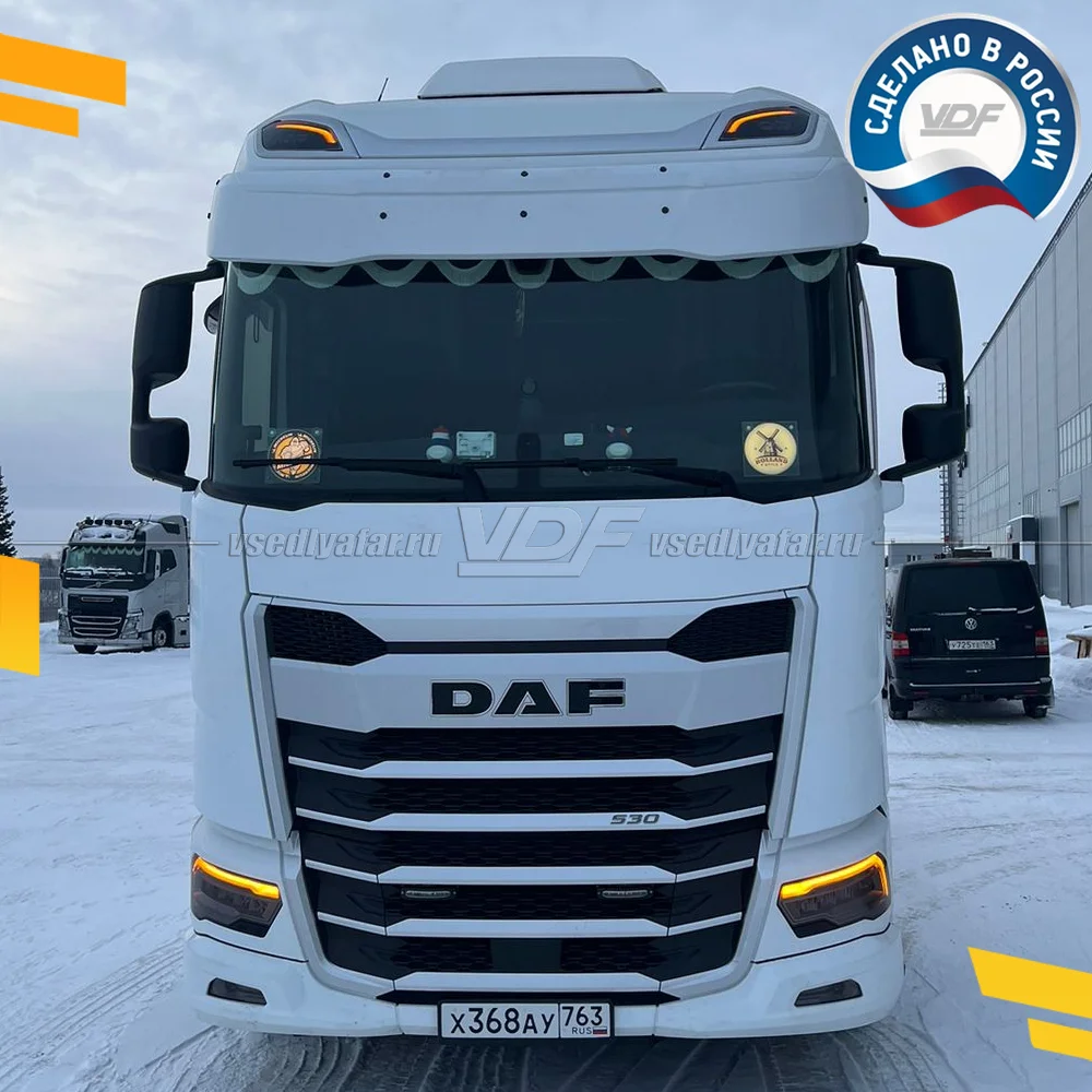 Комплект плат маркера ДХО и габарита DAF NextGen XG, XG+, XF 2021+ Цвет: Янтарный