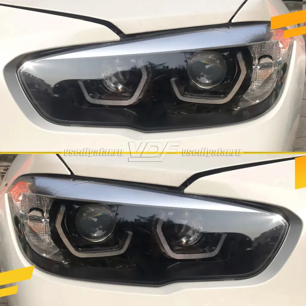 Комплект для установки линз в фары BMW 1 F20 2015-2020 Рефлектор с DRL