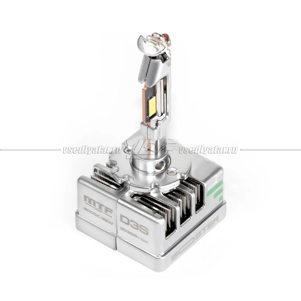 Светодиодные лампы MTF Light Booster H-Type D3S 6000K, 35W,  2шт, BD3S6h