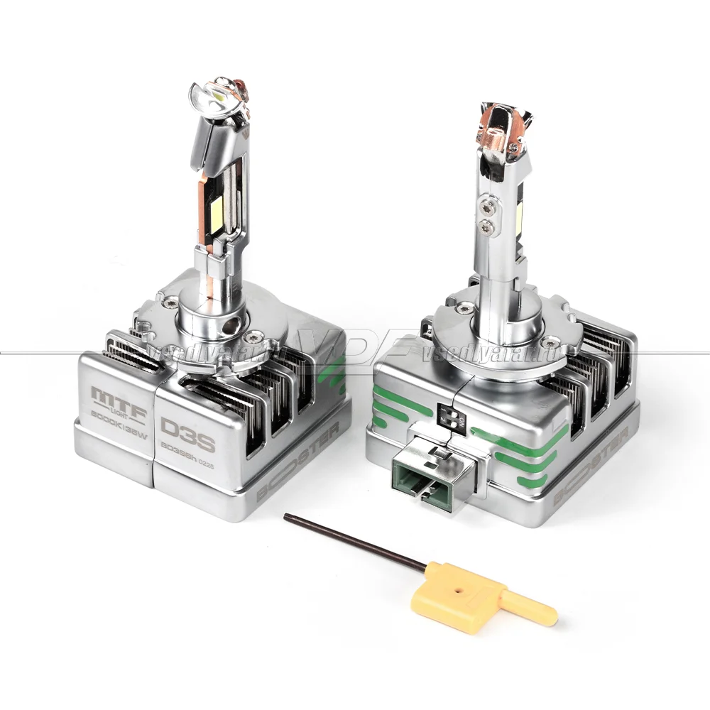 Светодиодные лампы MTF Light Booster H-Type D3S 6000K, 35W,  2шт, BD3S6h