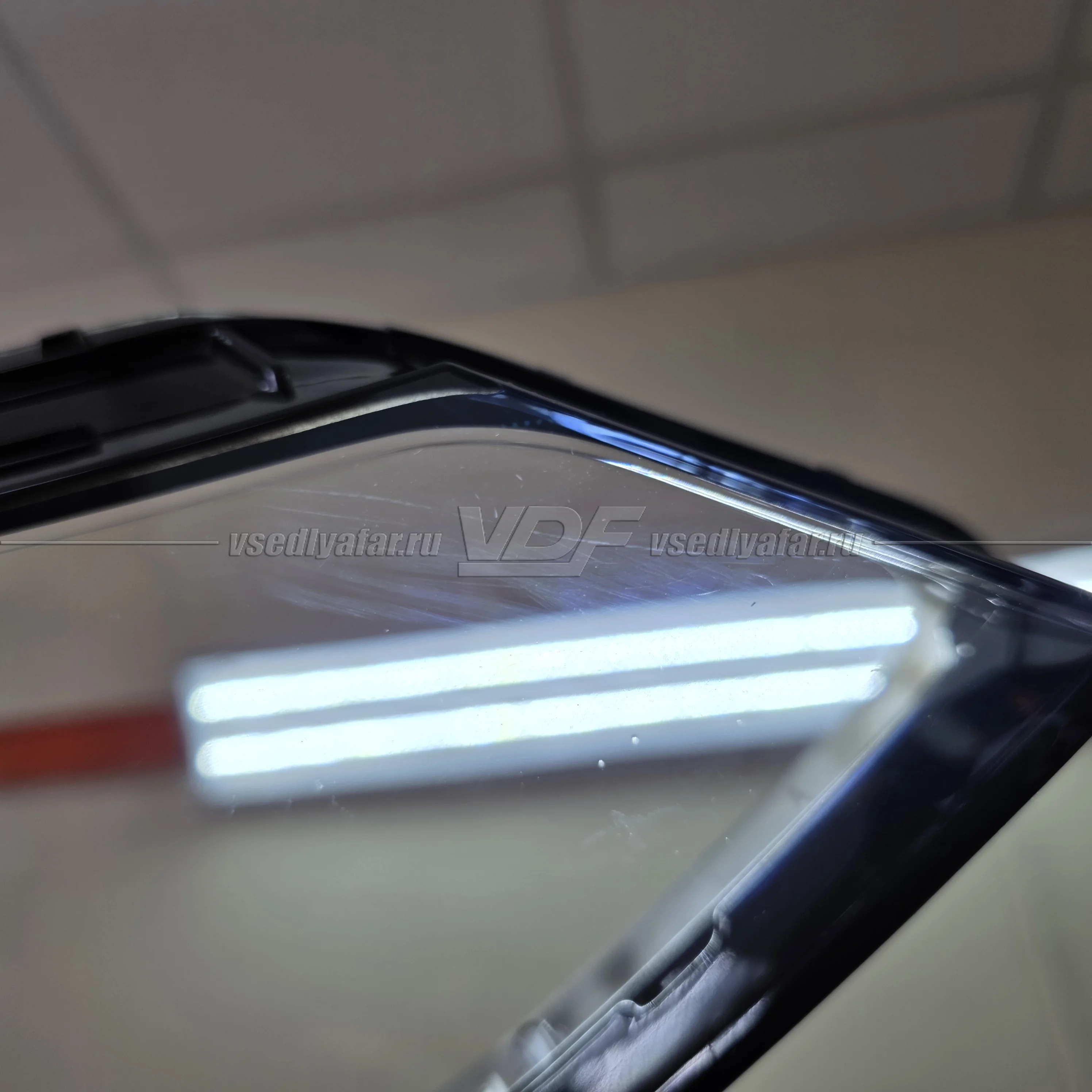 Уцененное стекло для фары Hyundai Sonata DN (2019-2022) Правое №1