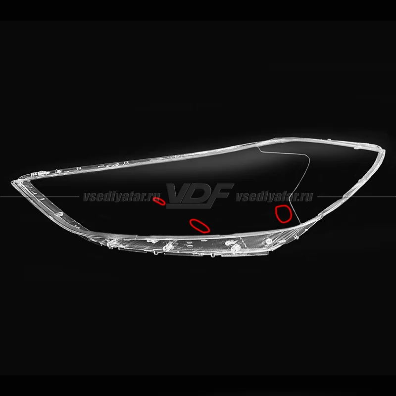 Уцененное стекло для фары Hyundai Elantra (2015-2019) Левое №4