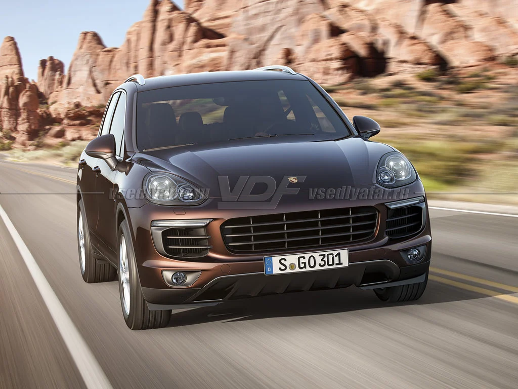 Стекло для фары Porsche Cayenne 958 (2014-2018) Левое
