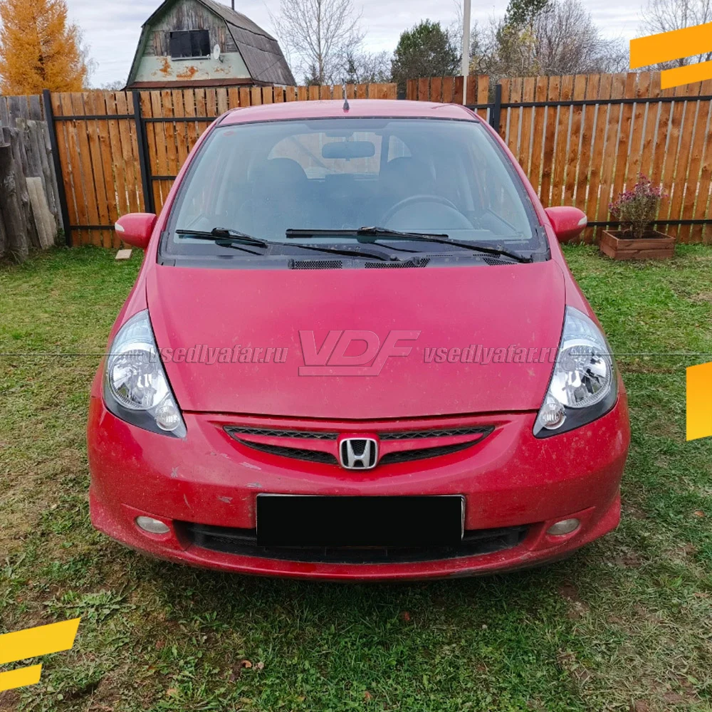 Стекло для фары Honda Jazz/Fit (2005-2009) Левое