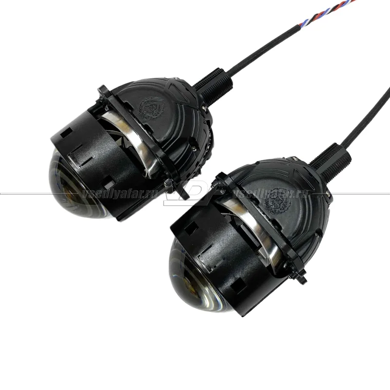 Светодиодные линзы Aozoom A15 24V 5500K Bi-Led (комплект 2 шт)