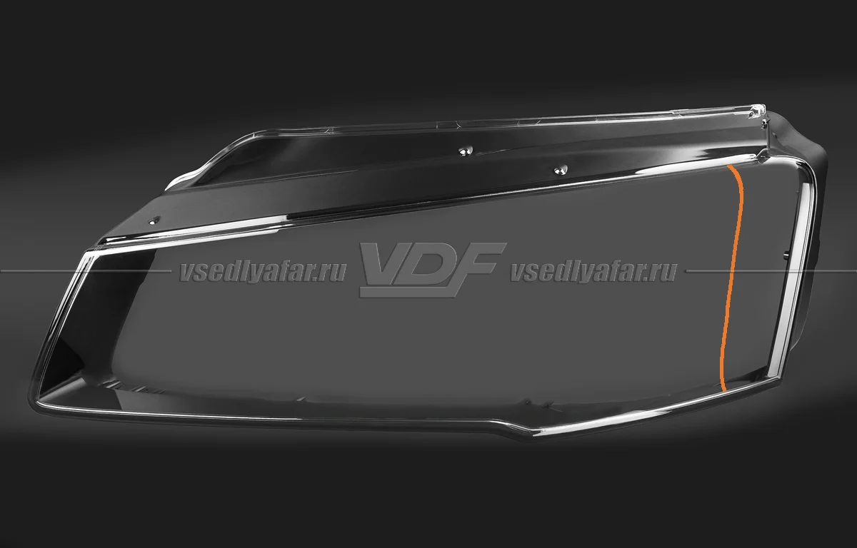 Стекло для фары Audi A8 D4 (2013-2017) Левое Вариант 2 