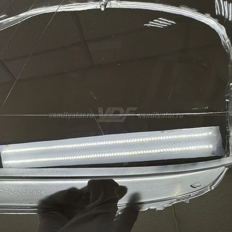 Уцененное стекло для фары Mercedes GL X164 (2006-2012) Левое №2