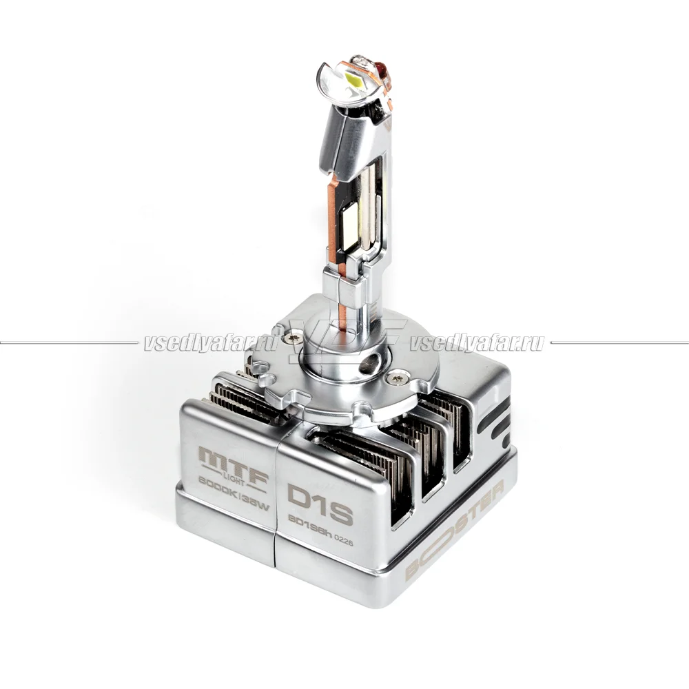 Светодиодные лампы MTF Light Booster H-Type D1S 6000K, 35W,  2шт, BD1S6h