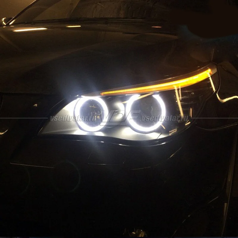 Светодиодные Ангельские глазки BMW 5 Е60 2007-2010 Цвет: Белый