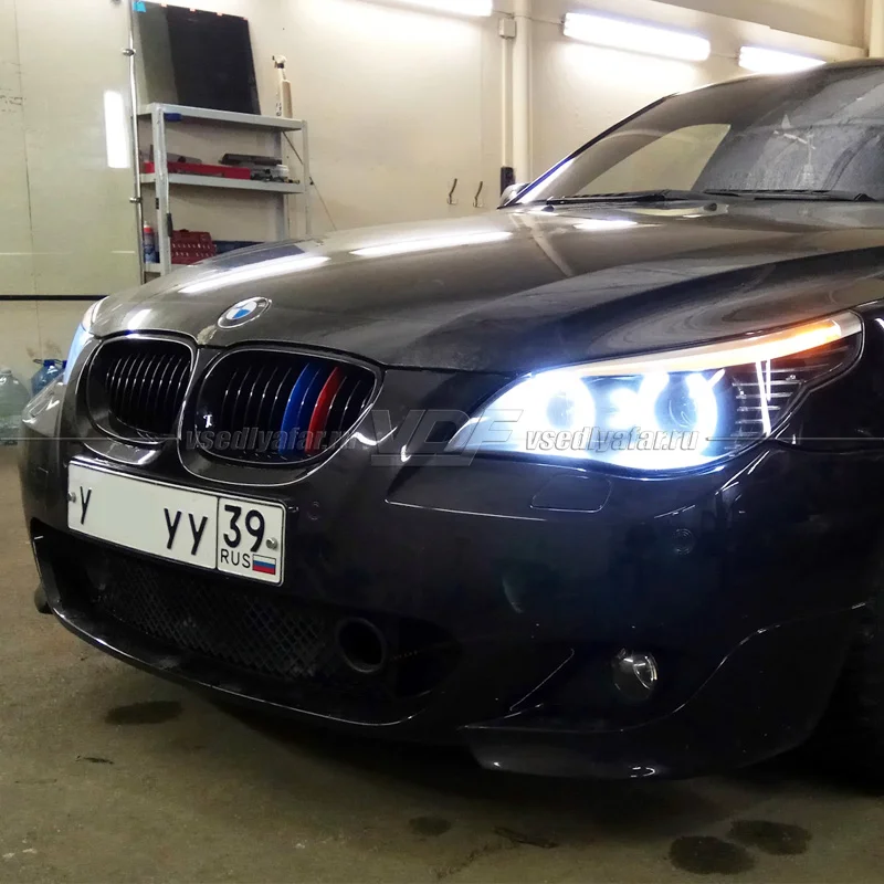Светодиодные Ангельские глазки BMW 5 Е60 2007-2010 Цвет: Белый