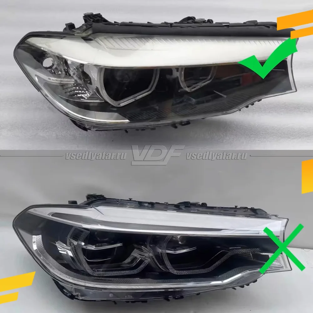 Комплект плат маркера BMW 5 G30/32/38 2016-2020 LED Цвет: Лимонный