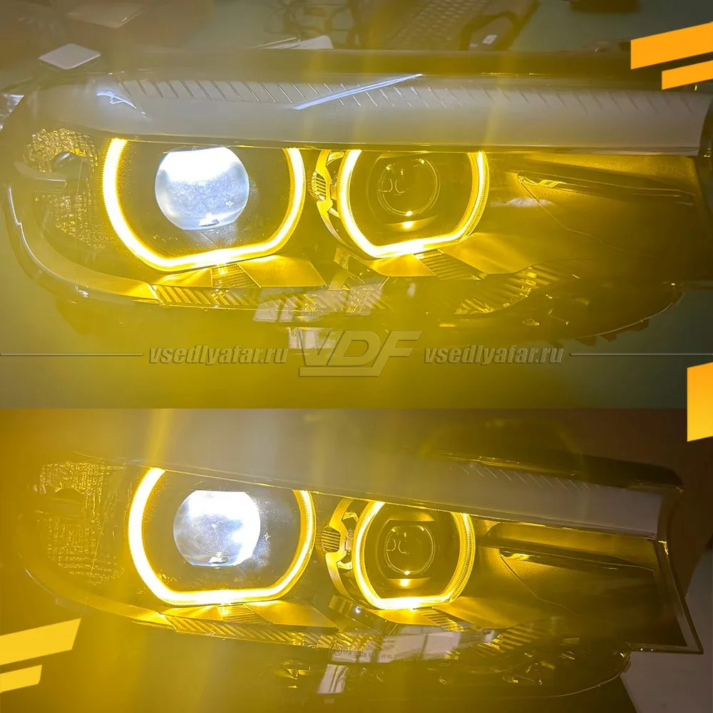 Комплект плат маркера BMW 5 G30/32/38 2016-2020 LED Цвет: Лимонный