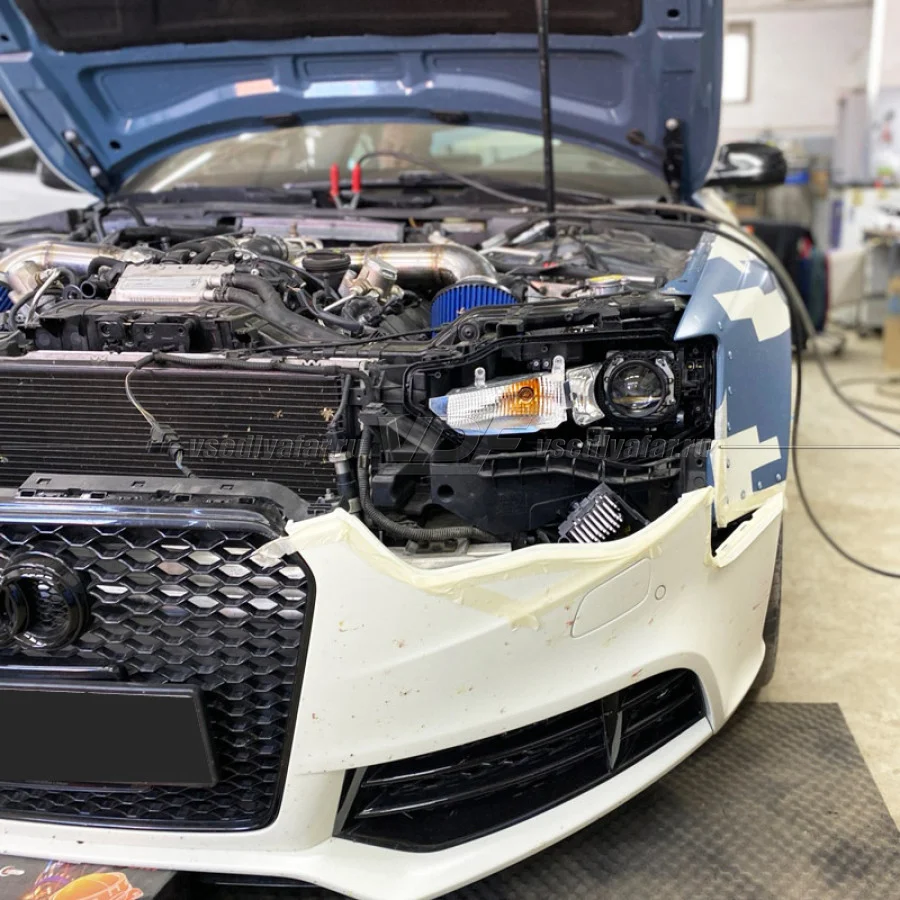 Рамки для замены линз в фарах Audi A5 8T 2011-2016 Тип 2