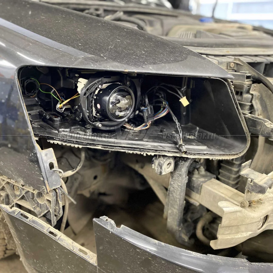 Рамки для замены линз в фарах Audi A6 2004-2010 с AFS