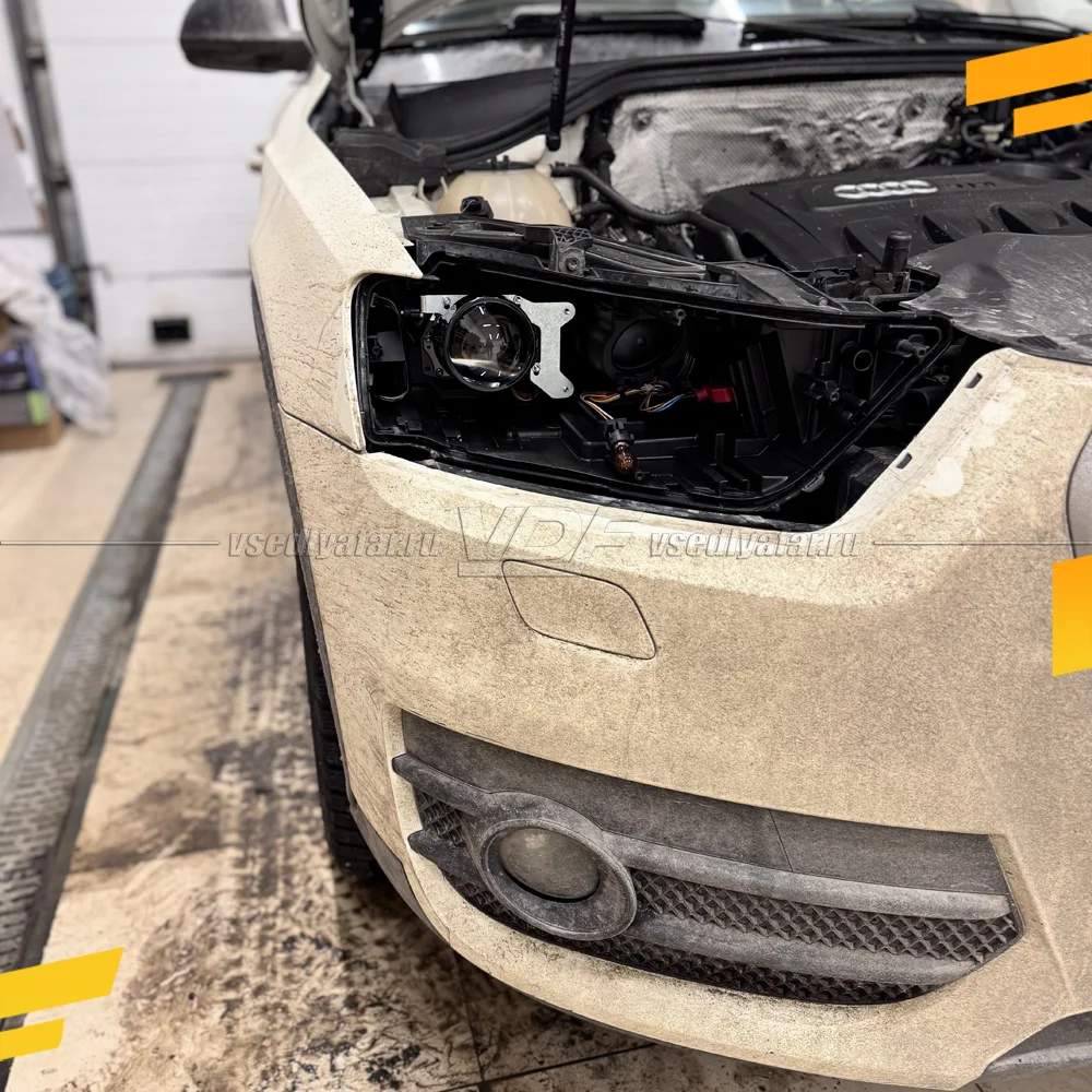Рамки для замены линз в фарах Audi Q3 2011-2014 Без AFS