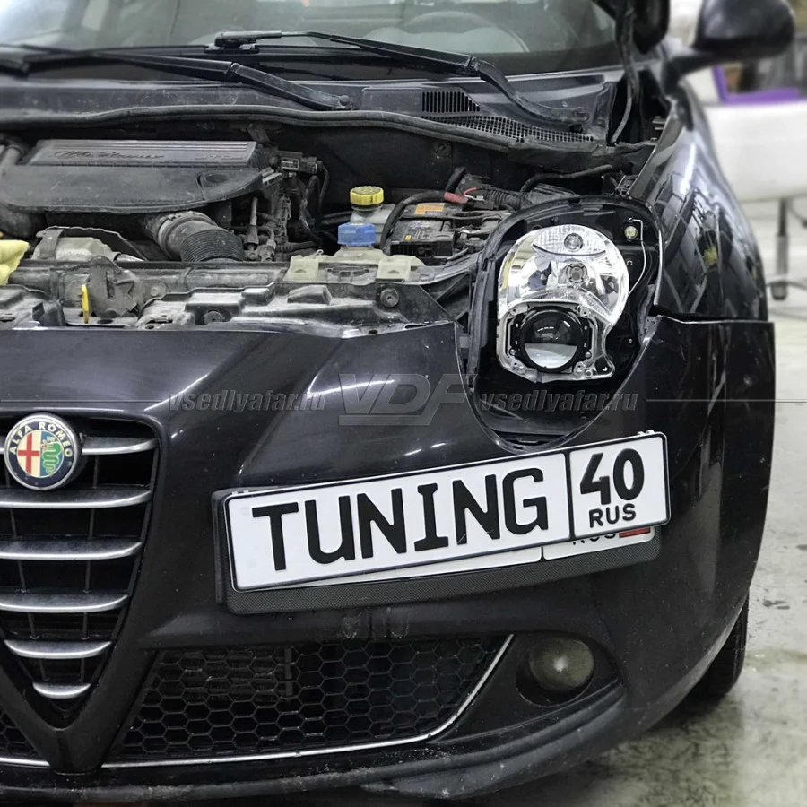 Рамки для замены линз в фарах Alfa Romeo MiTo 2008-2013 Галоген крепление Hella 3R