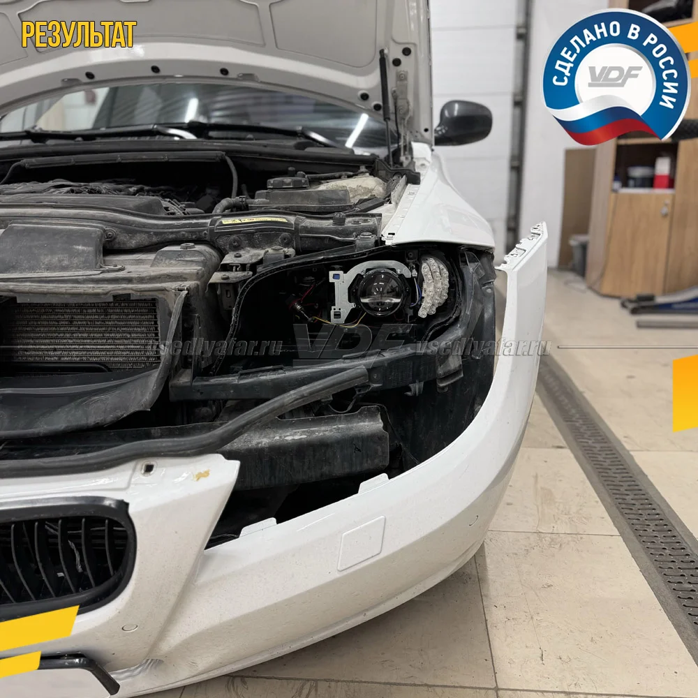 Рамки для замены линз в фарах BMW 3 E90 2008-2012 Без AFS