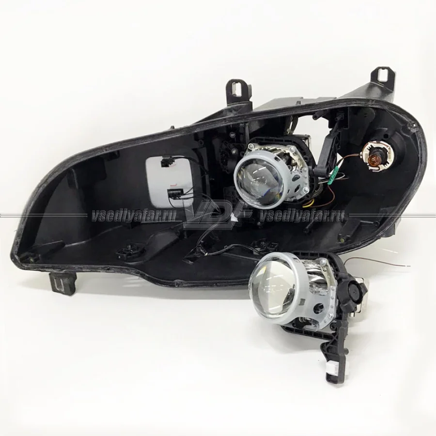Рамки для замены линз в фарах BMW X5 E70 2006-2013 Пластик.