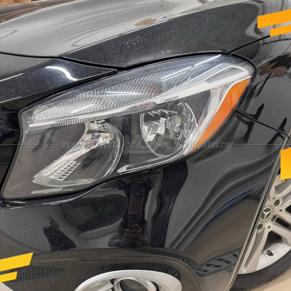 Рамки для замены линз в фарах Mercedes CLA W117 2013-2016 Тип 2
