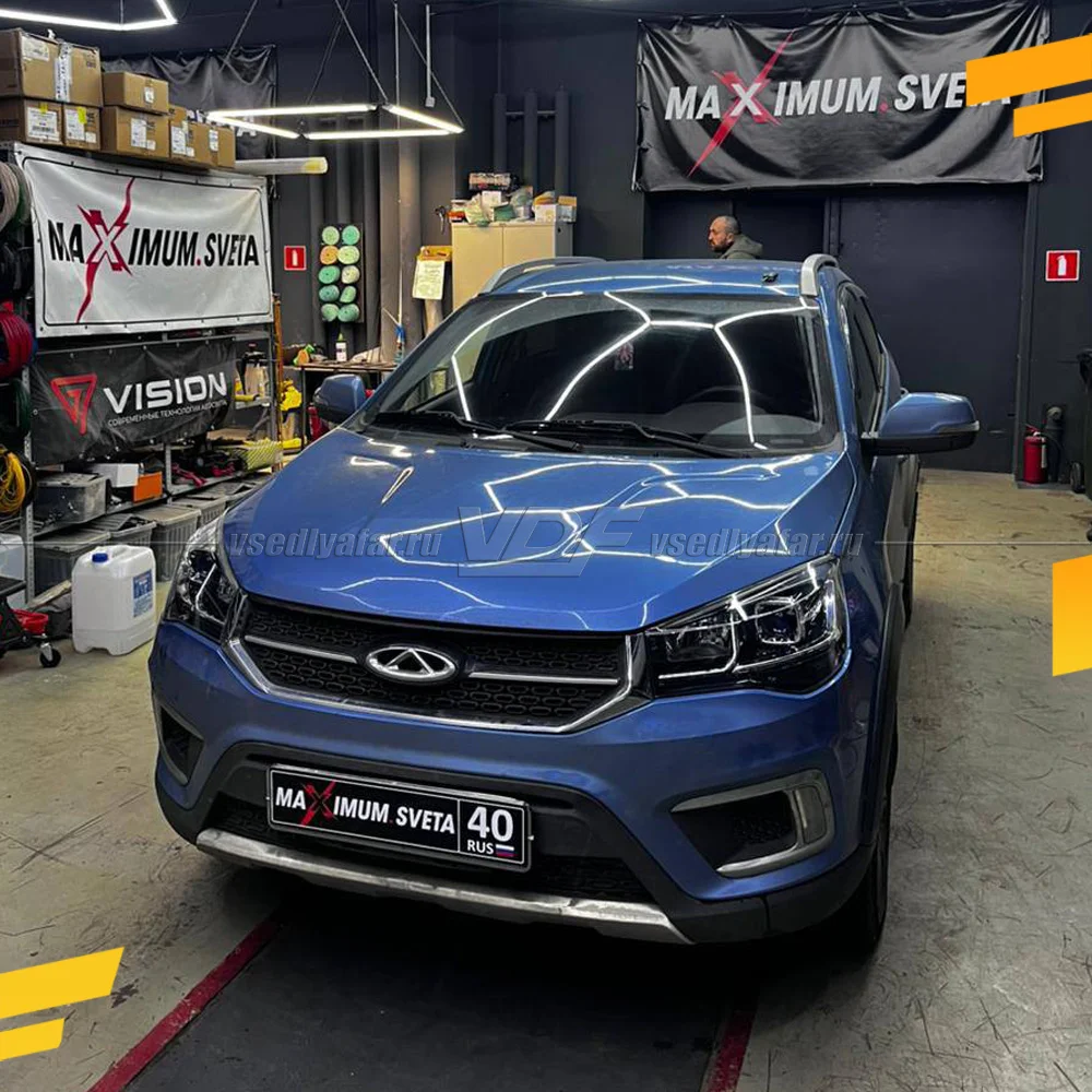 Рамки для замены линз в фарах Chery Tiggo 2 2017-2021