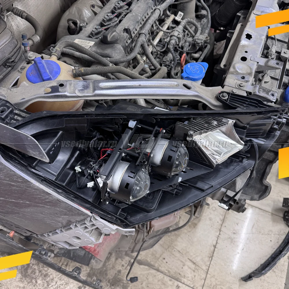 Рамки для установки линз в фары Chery Tiggo 8 2019-2025 LED рефлектор