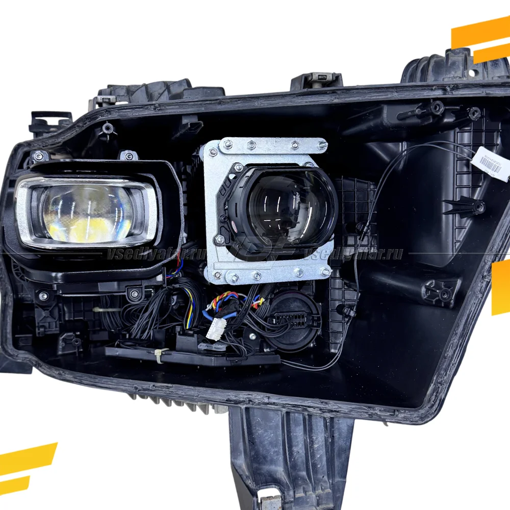 Рамки для установки линз в фары Dodge RAM 2018-2024 LED
