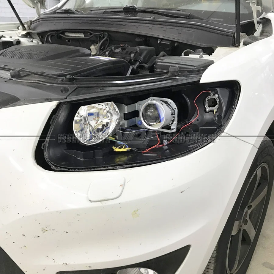 Рамки для замены линз в фарах Hyundai Santa Fe 2006-2012 NEW