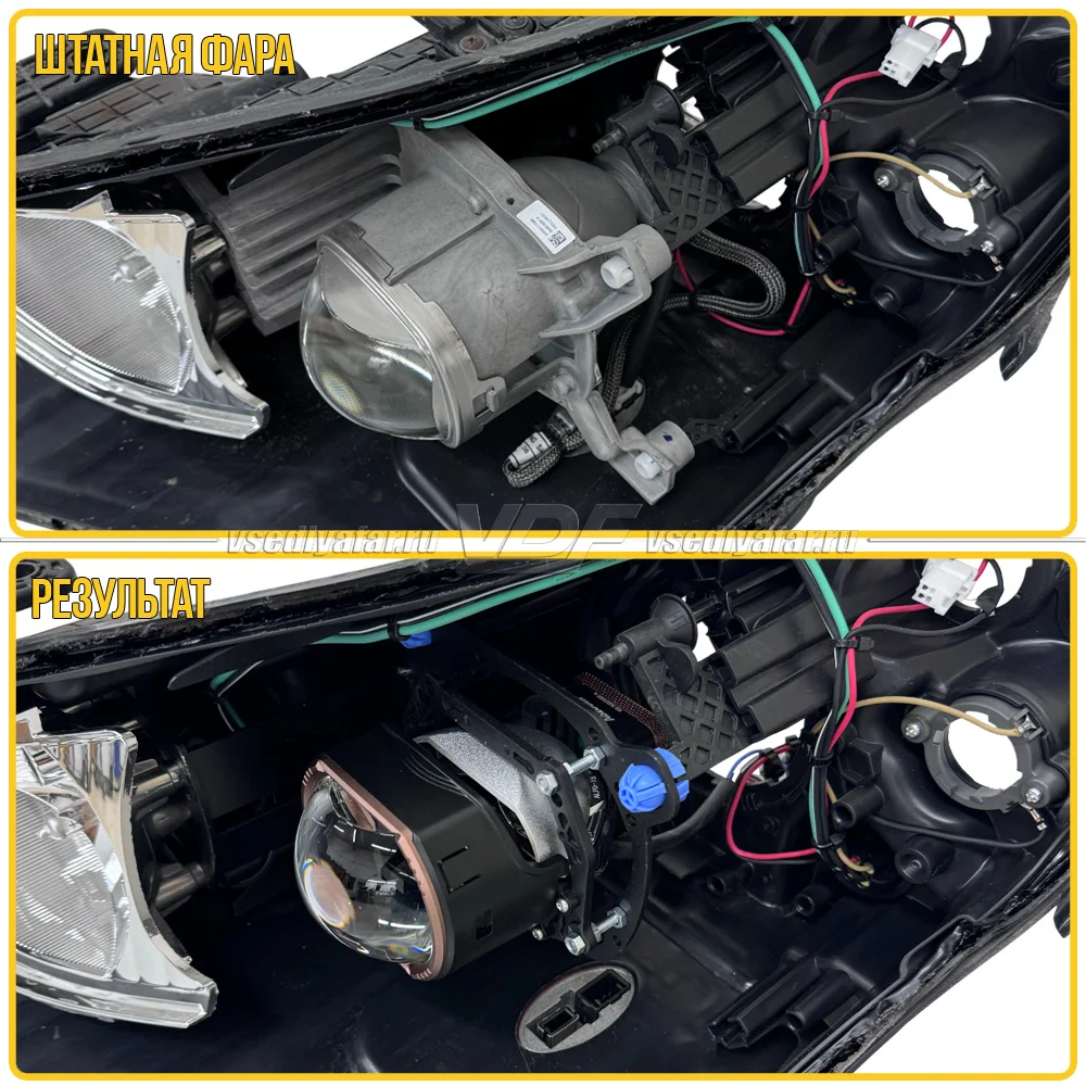 Рамки для замены линз в фарах Hyundai Santa Fe 2012-2016