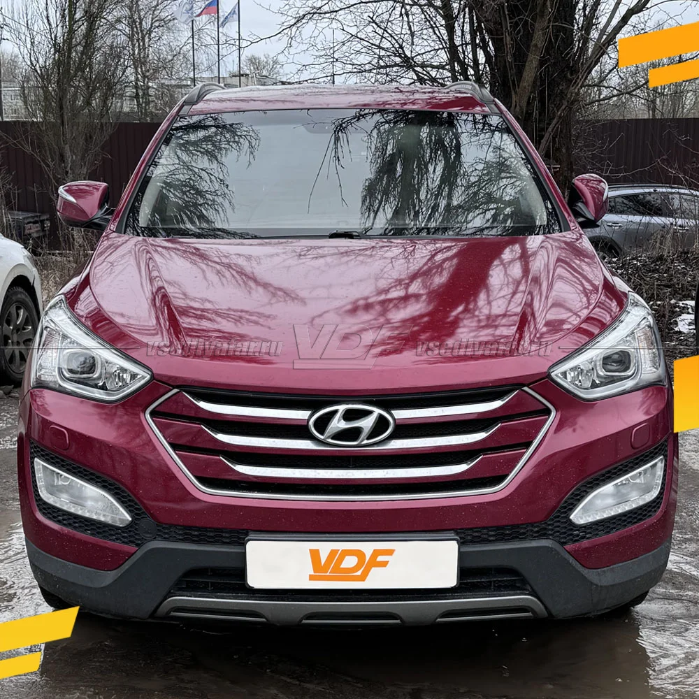 Рамки для замены линз в фарах Hyundai Santa Fe 2012-2016