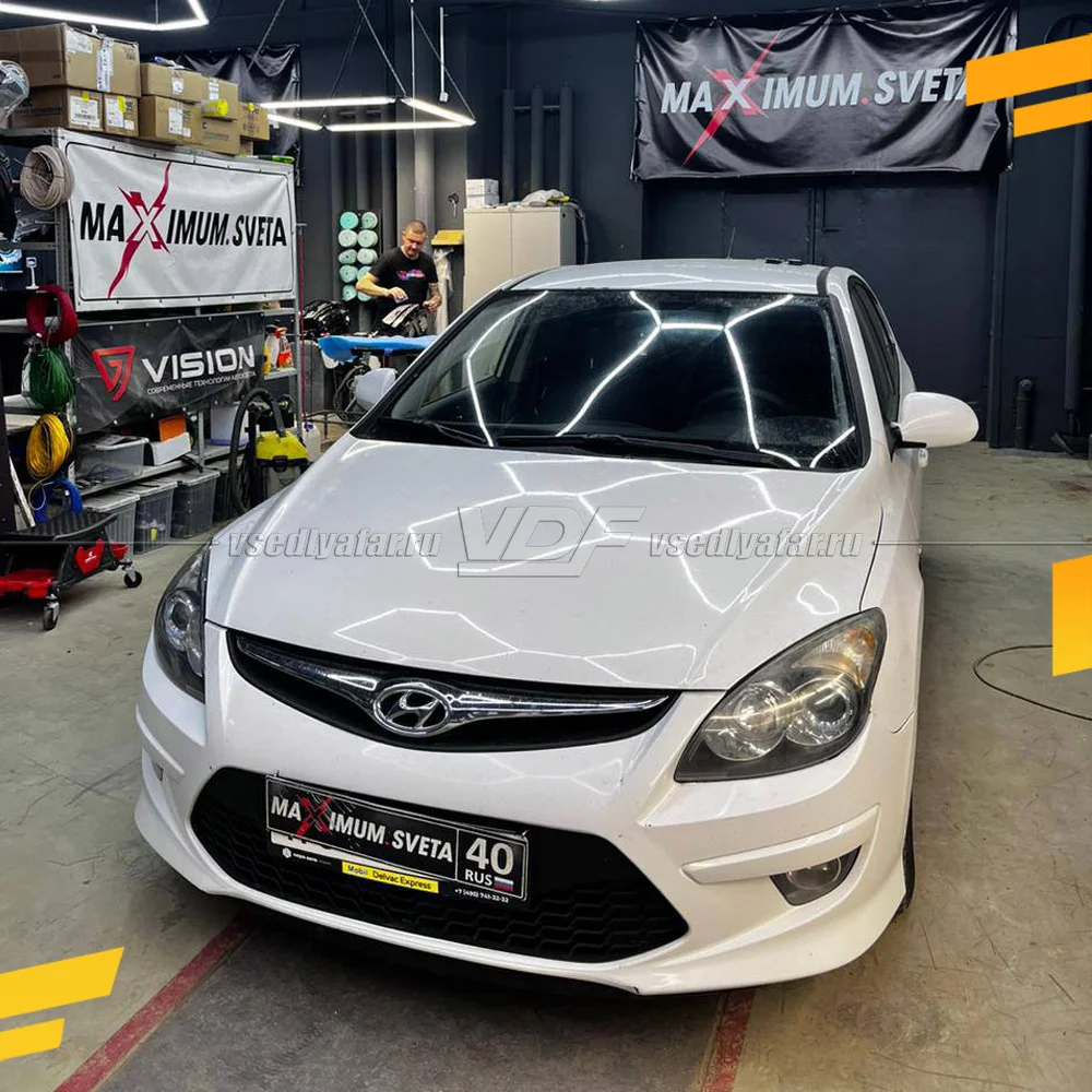 Рамки для замены линз в фарах Hyundai i30 2007-2012 Галоген