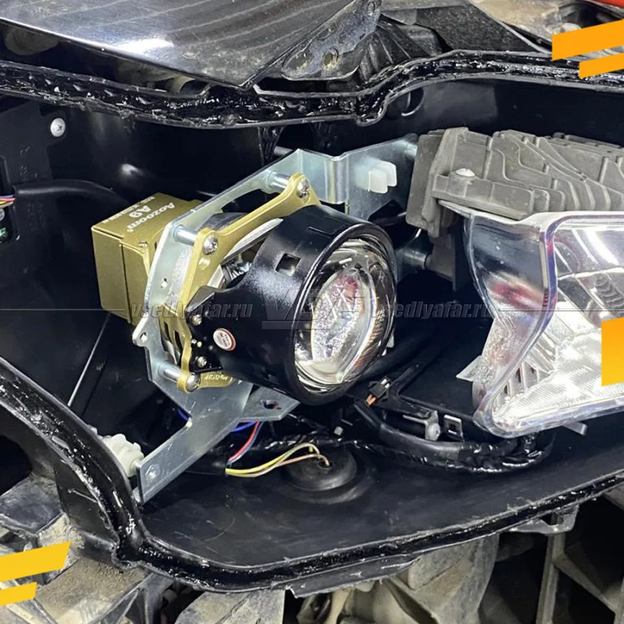 Рамки для замены линз в фарах Infiniti Q50 (2013-2017) LED + Decoder