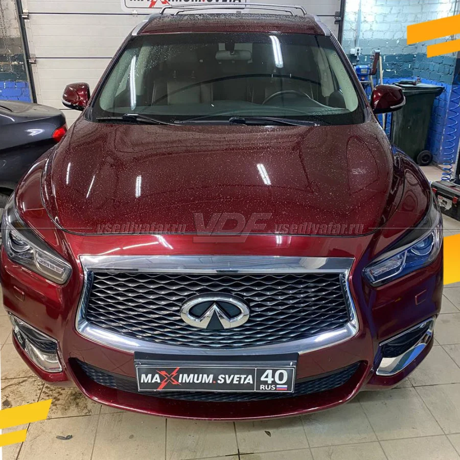 Рамки для замены линз в фарах Infiniti QX60 2016-2021