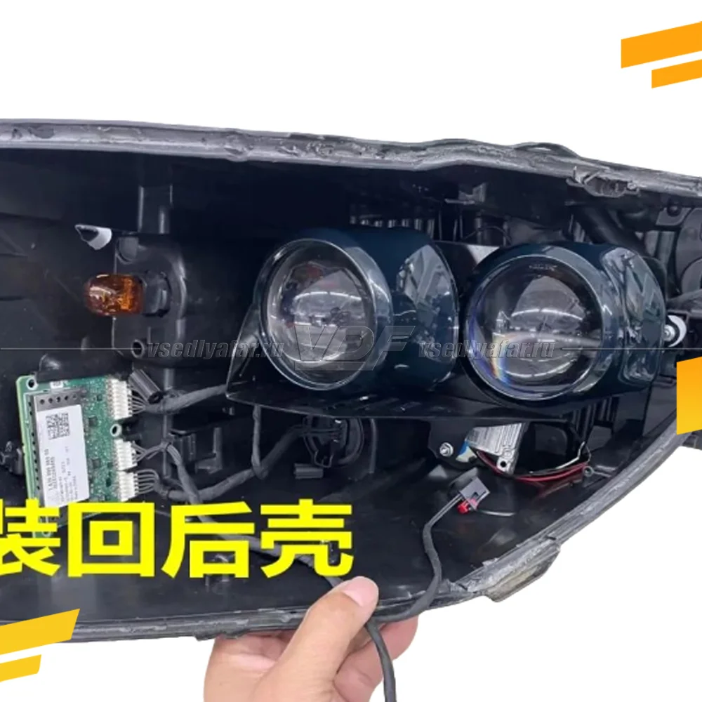 Рамки для установки линз в фары Jeep Compass 2020-2024 LED Рефлектор