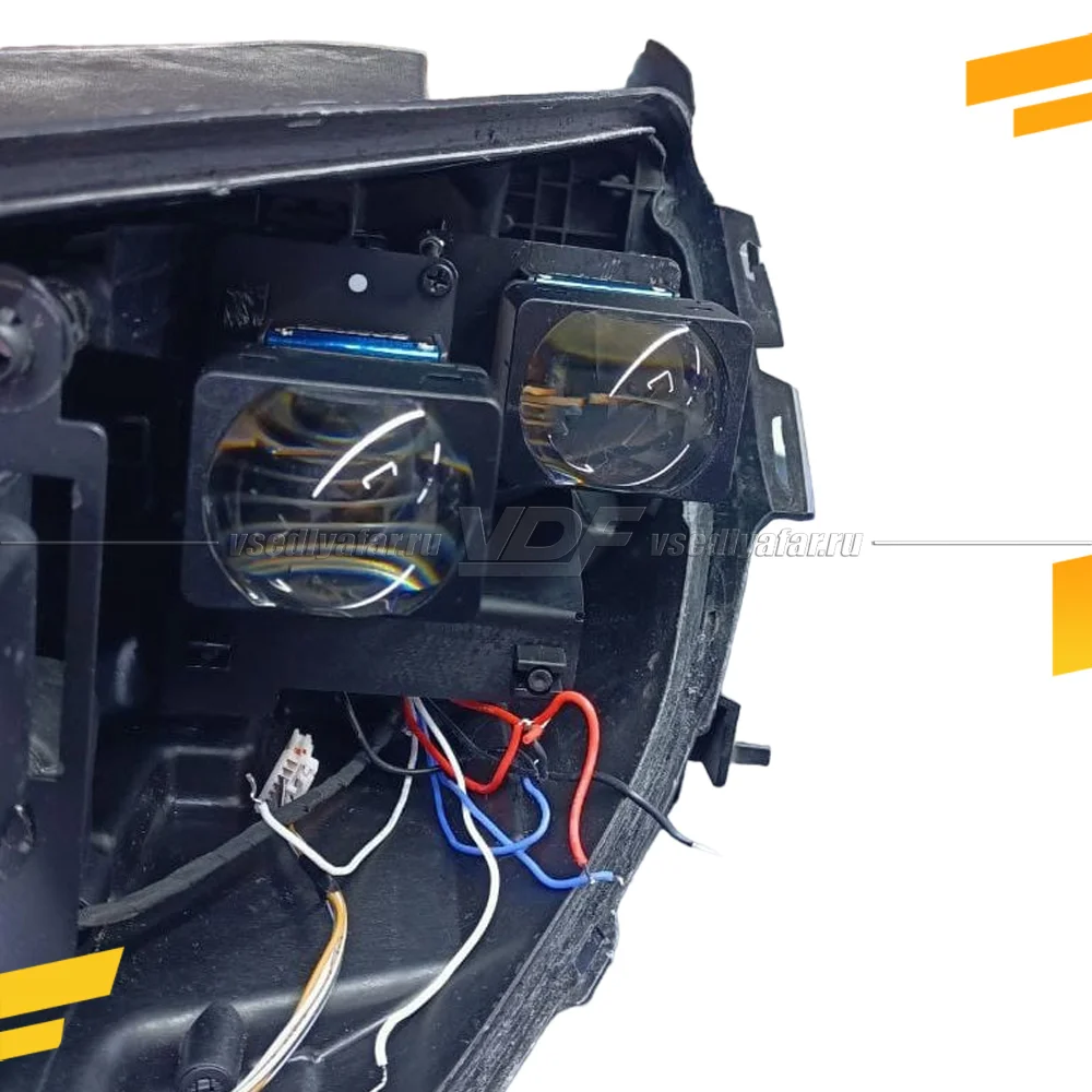 Рамки для установки линз в фары Kia Cadenza K7 2019-2024 рефлекторный LED