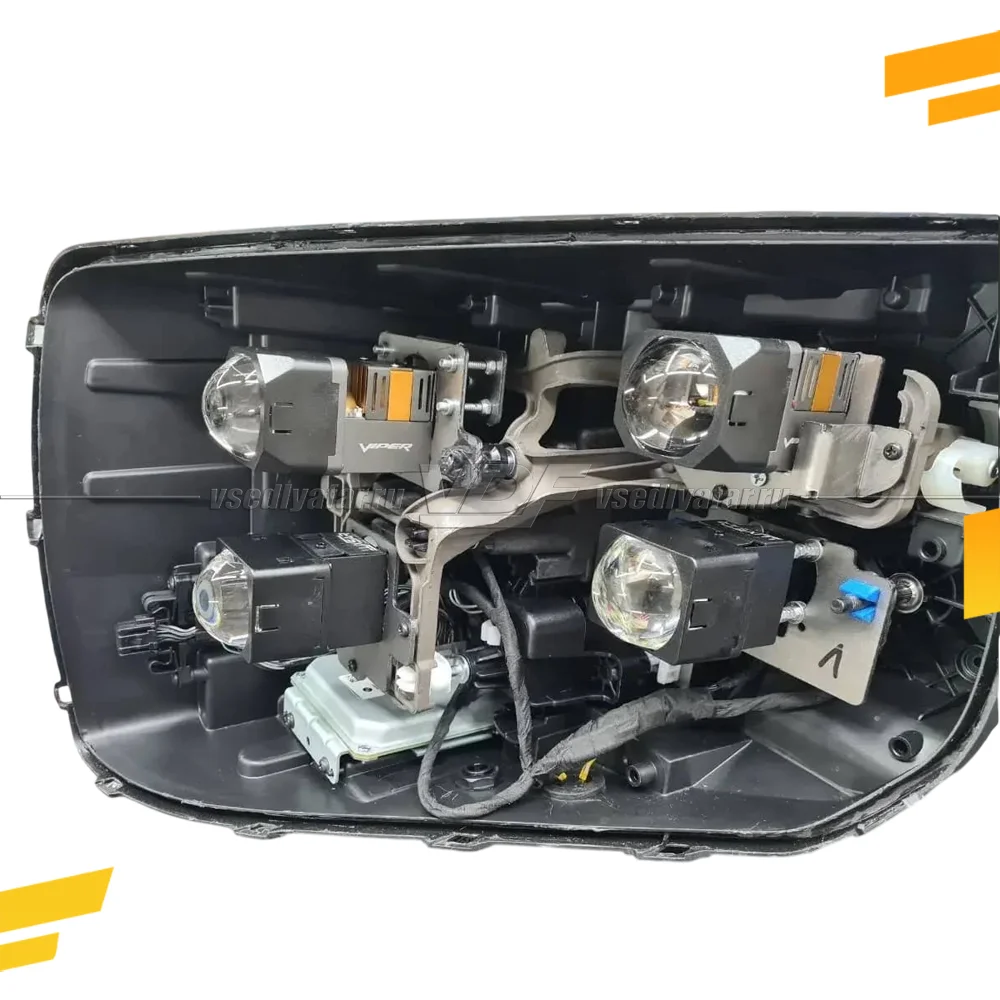 Рамки для замены линз в фарах Kia Mohave 2019-2025 - 4 Matrix Kit