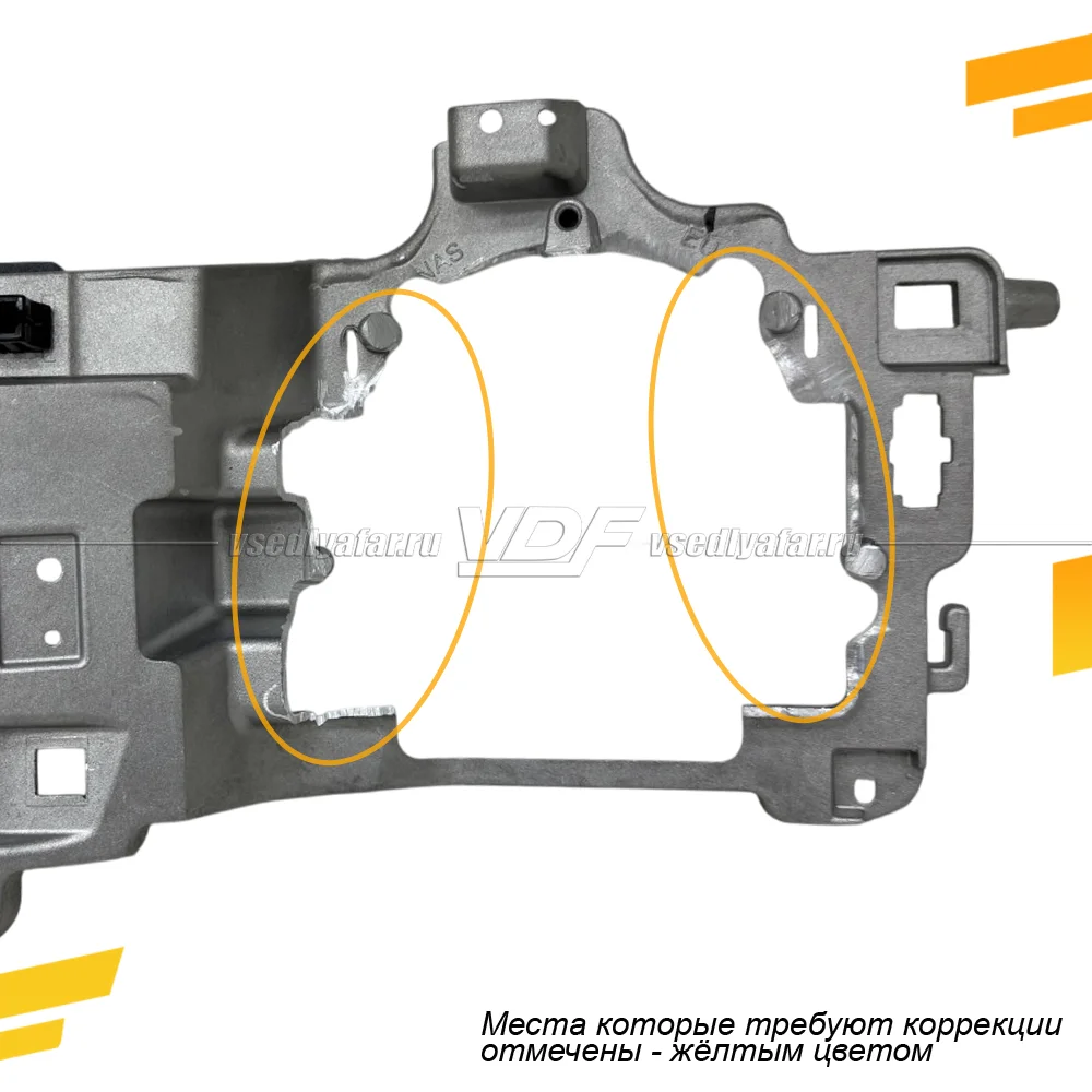 Рамки для замены линз в фарах Mitsubishi Lancer Evolution 2008-2017 Koito
