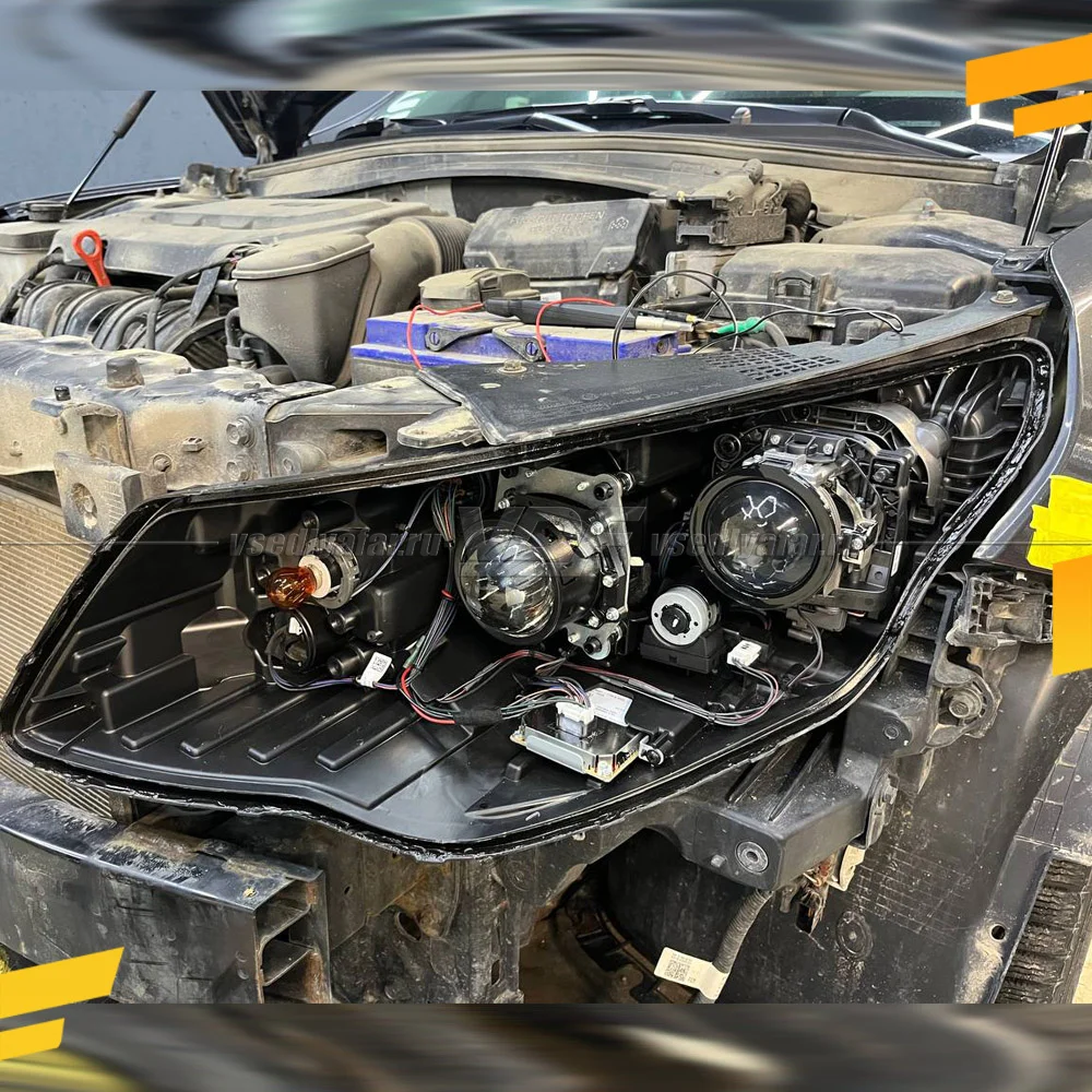 Рамки для замены линз в фарах Kia Optima 2018-2020 LED Дальний свет