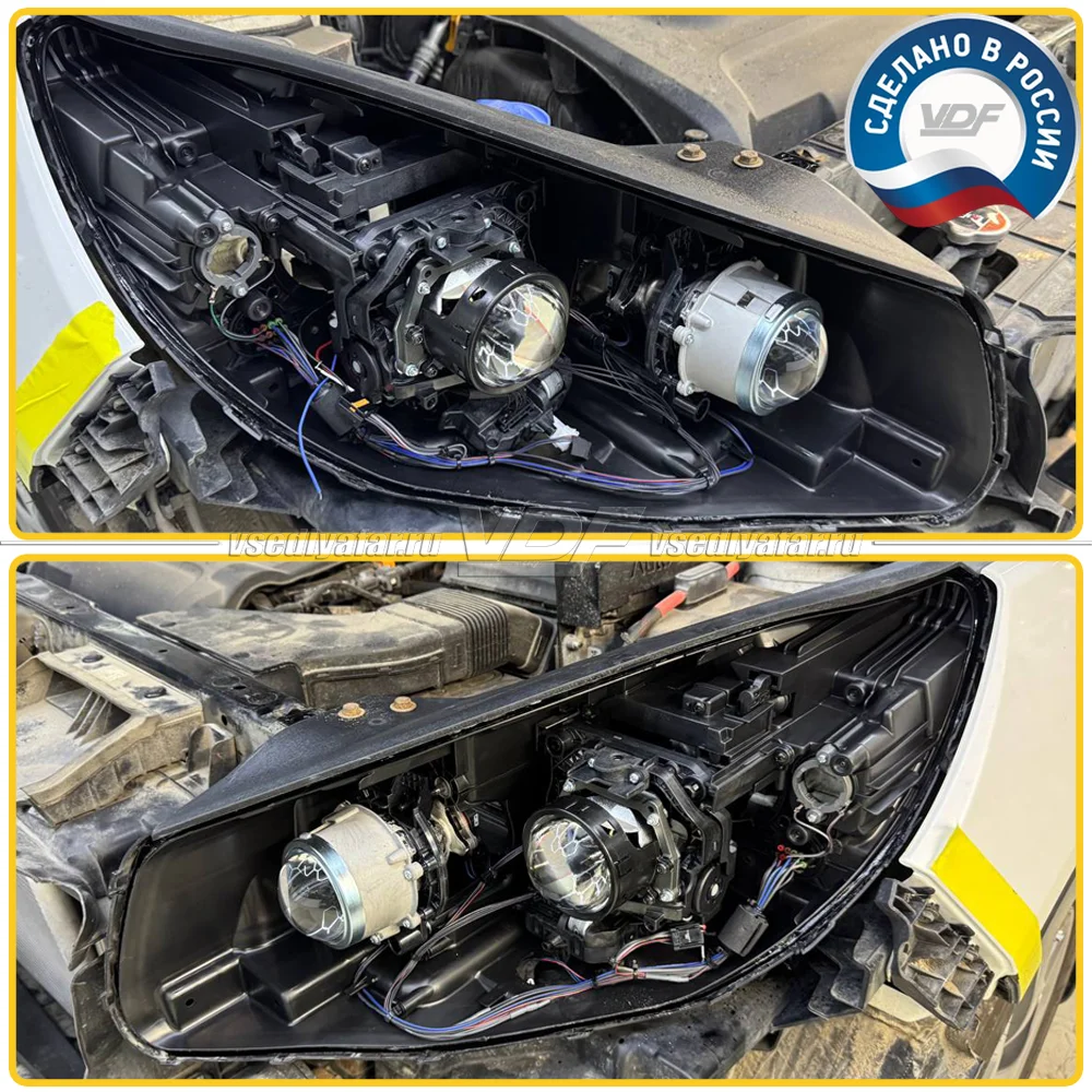 Рамки для замены линз в фарах Kia Sorento 2017-2020 с AFS Intellect