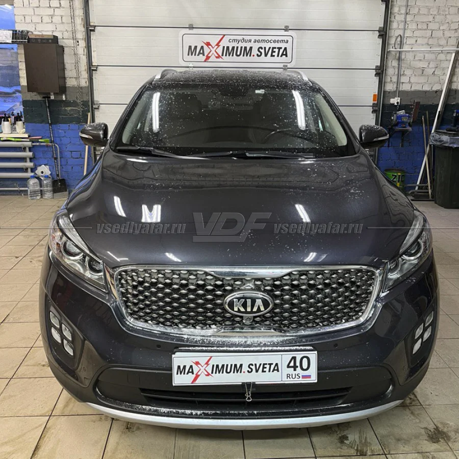 Рамки для замены линз в фарах Kia Sorento 2014-2018