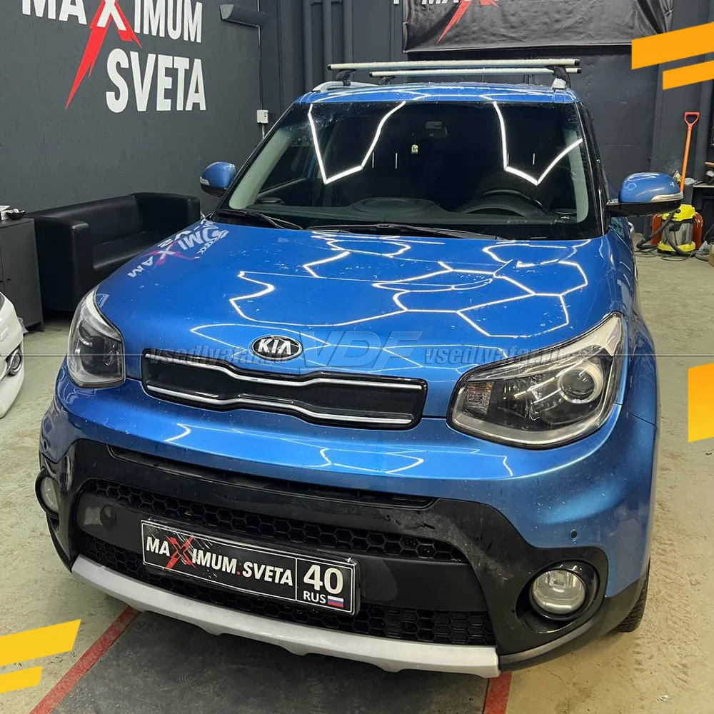 Рамки для замены линз в фарах Kia Soul 2014-2016