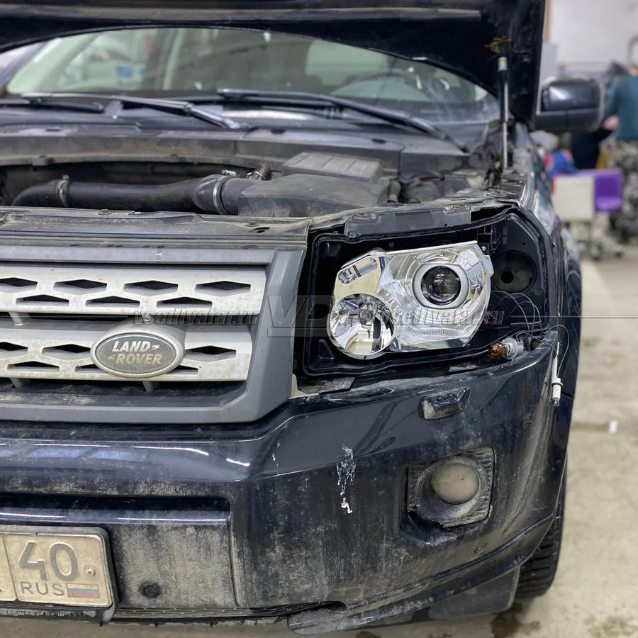 Рамки для замены линз в фарах Land Rover Freelander​​​​​​​ 2006-2012 с AFS