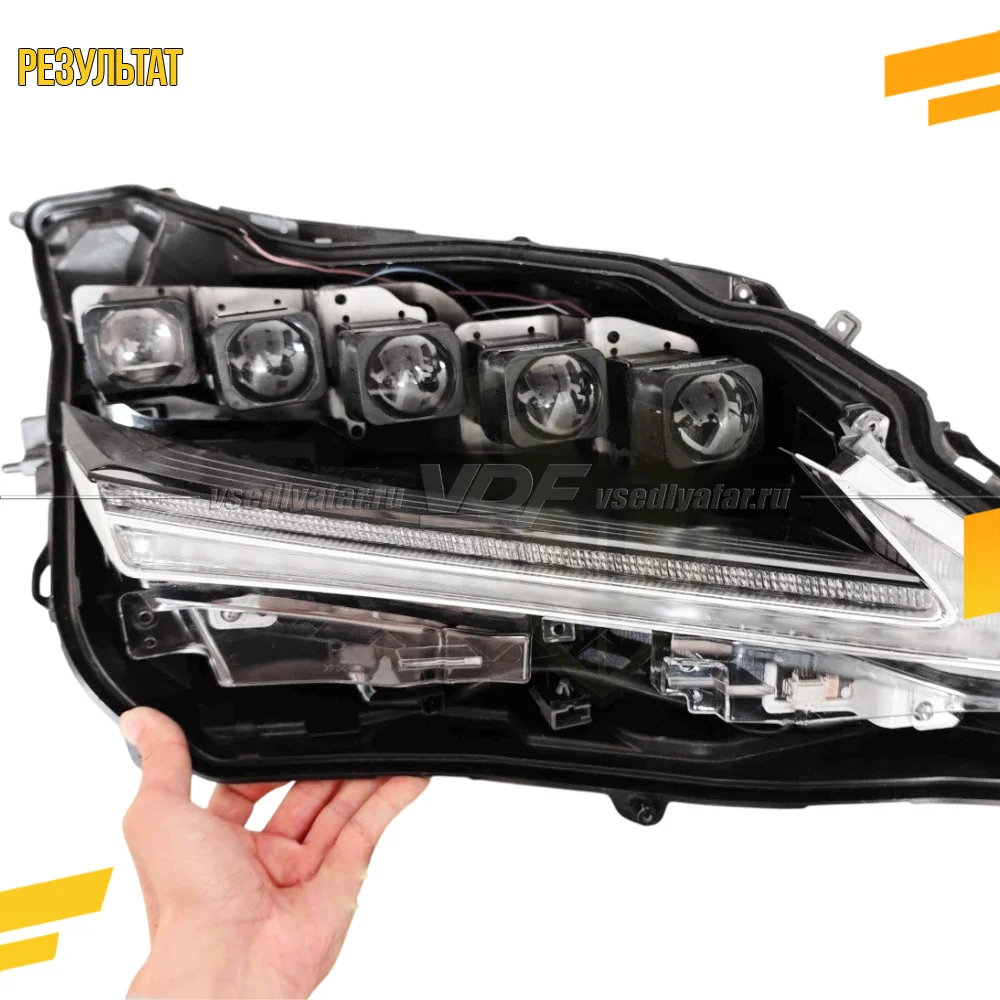 Рамки для замены линз в фарах Lexus RX 2015-2019 LED 5 Matrix Kit
