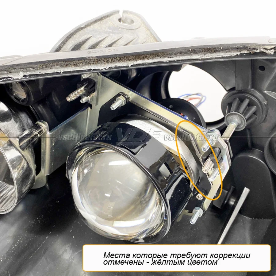 Рамки для замены линз в фарах Mazda 3 BK 2003-2009