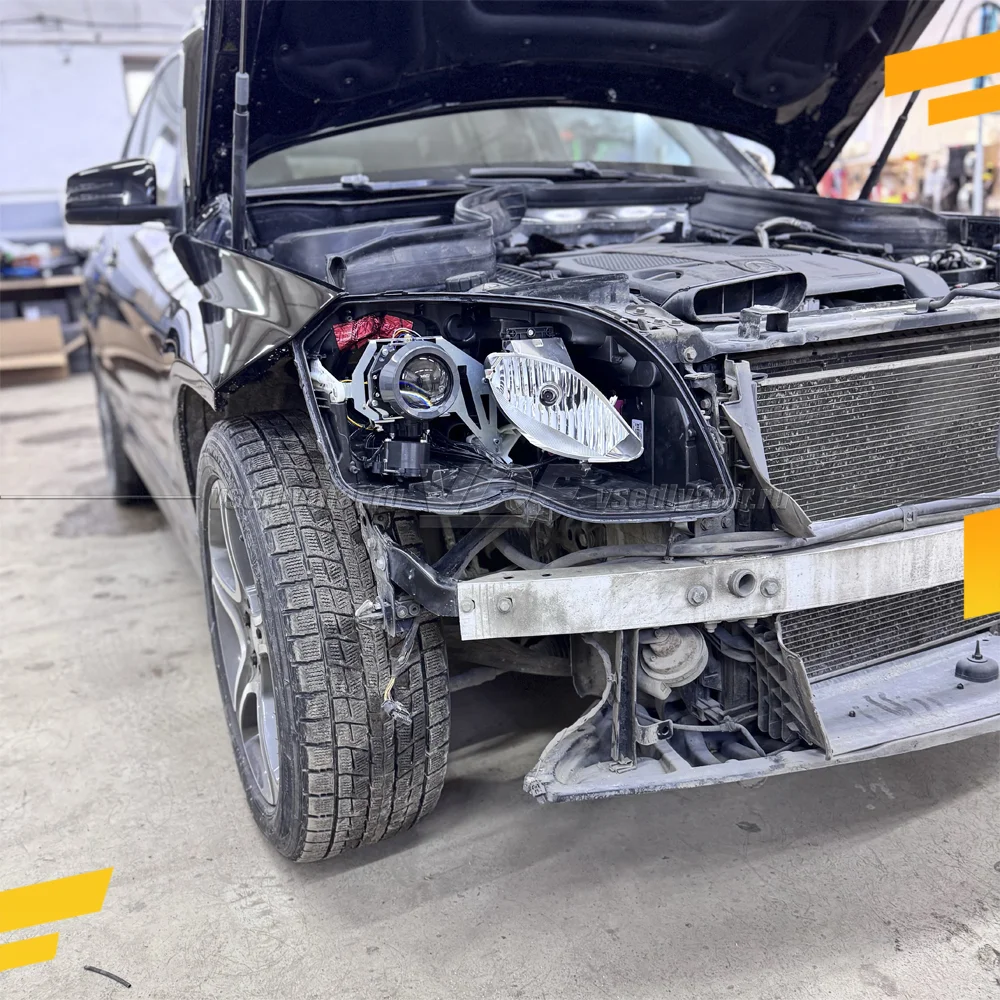 Рамки для замены линз в фарах Mercedes GLK 2012-2015 с AFS