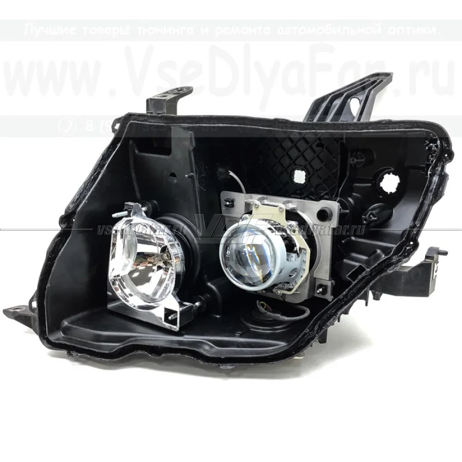 Рамки для замены линз в фарах Mitsubishi Pajero IV 2006-2011