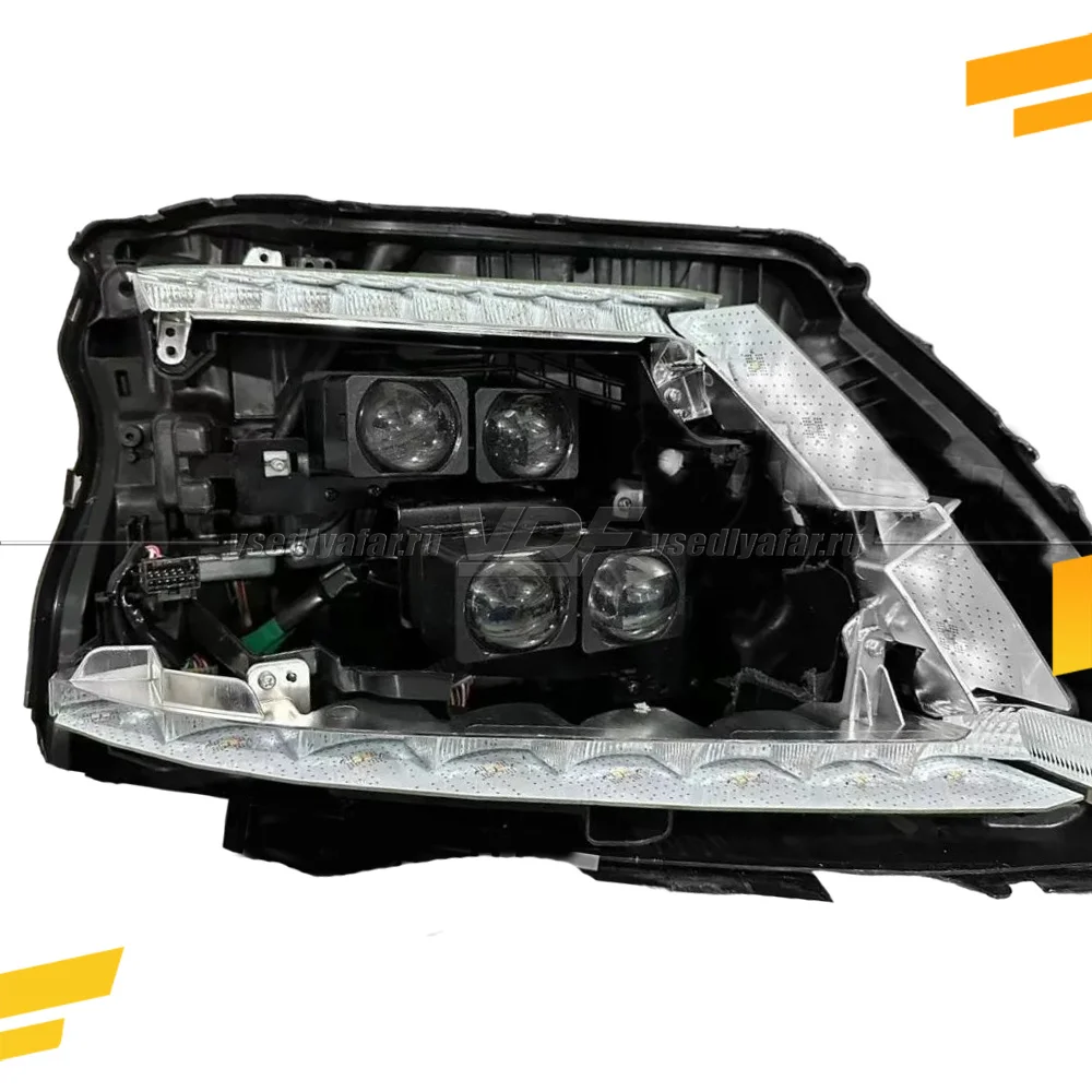 Рамки для замены линз в фарах Nissan Patrol Y62 2019-2024 наборные модули