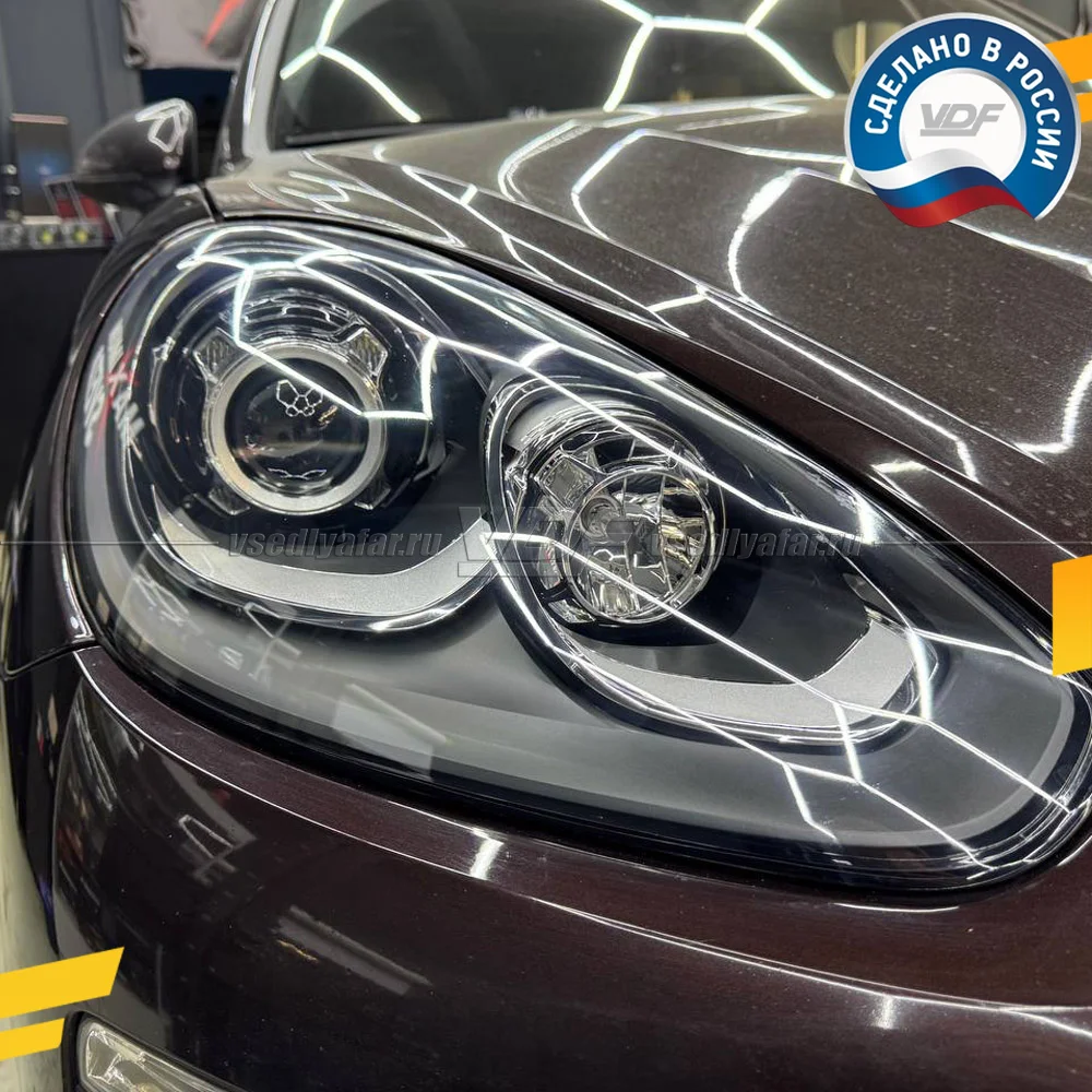 Рамки для замены линз в фарах Porsche Cayenne 2014-2018 Без AFS