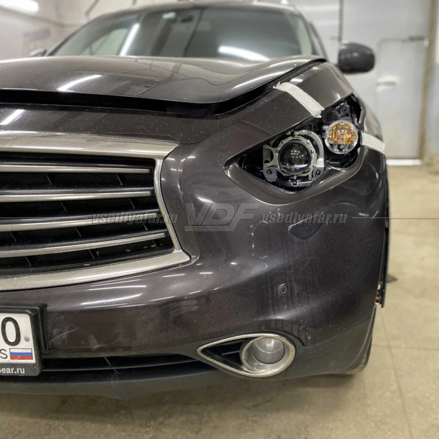 Рамки для замены линз в фарах Infiniti QX70 2013-2019 AFS