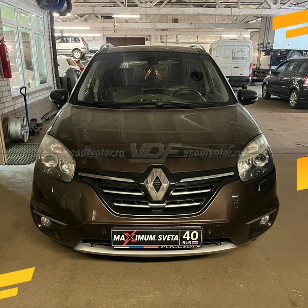Рамки для замены линз в фарах Renault Koleos 2011-2016