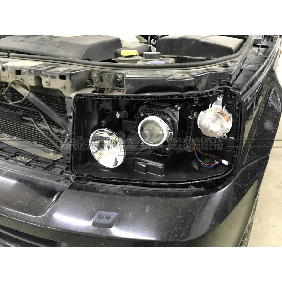 Рамки для замены линз в фарах Range Rover Sport 2005-2009 с AFS